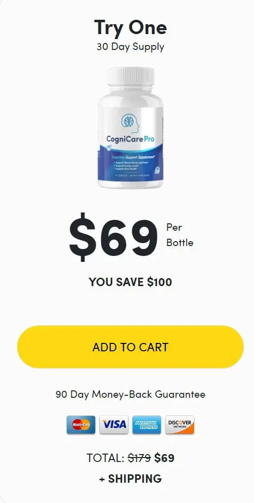 CogniCare Pro - 1 Bottle